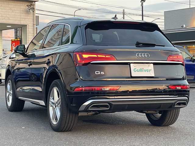 アウディ Ｑ５ 40TDIクワトロ Sライン 広島県 2021(令3)年 4.2万km ミトスブラックメタリック サンルーフ/バーチャルコックピット/ワンオーナー/純正ナビ/フルセグテレビ/Bluetooth/アイドリングストップ/ウィンカーミラー/クルーズコントロール（追従有り）/プッシュスタート/パワーバックドア/ETC2.0/オートライト/シートヒーター/純正前後ドラレコ/パワーシート（D/N席）