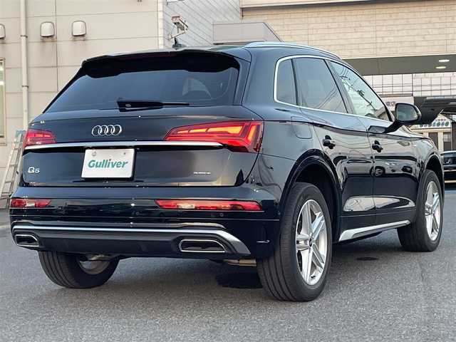 アウディ Ｑ５ 40TDIクワトロ Sライン 広島県 2021(令3)年 4.2万km ミトスブラックメタリック サンルーフ/バーチャルコックピット/ワンオーナー/純正ナビ/フルセグテレビ/Bluetooth/アイドリングストップ/ウィンカーミラー/クルーズコントロール（追従有り）/プッシュスタート/パワーバックドア/ETC2.0/オートライト/シートヒーター/純正前後ドラレコ/パワーシート（D/N席）