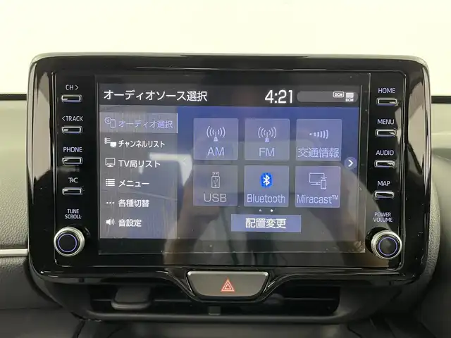 トヨタ ヤリスクロス ハイブリッド G 大分県 2021(令3)年 6.4万km ブラックマイカ ワンオーナー/純正ディスプレイオーディオ/（フルセグTV、AM、FM、Bluetooth/AppleCarplay、AndroidAuto）/バックカメラ/ビルトインETC/前後ドライブレコーダー　/トヨタセーフティセンス/・プリクラッシュセーフティ/・レーントレーシングアシスト/・レーダークルーズコントロール/・オートマチックハイビーム/・ロードサインアシスト/・ドライバー異常時対応システム/パーキングサポートブレーキ/保証書・取扱説明書