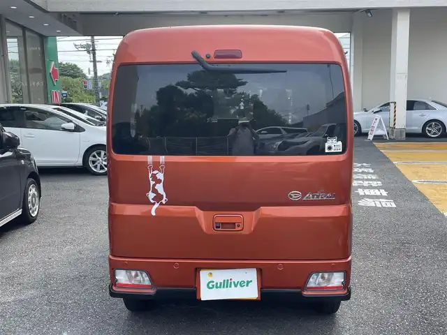 ダイハツ アトレー バン RS 静岡県 2022(令4)年 2.3万km トニコオレンジメタリック ワンオーナー/純正ディスプレイオーディオ/フルセグTV/BT/バックカメラ/デジタルインナーミラー/両側パワースライドドア/前後ドライブレコーダー/衝突軽減ブレーキ/レーンキープアシスト/レーダークルーズコントロール/前後コーナーセンサー/ビルトインETC2.0/TVキャンセラー/LEDヘッドライト/LEDフォグライト/ステアリングスイッチ/スマートキー×2/保証書/取扱説明書/オーディオ取扱説明書