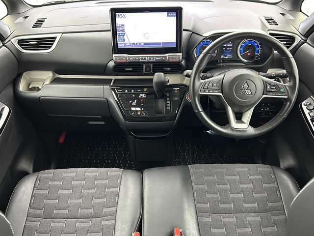 三菱 デリカミニ T プレミアム 宮城県 2024(令6)年 1.9万km アメジストブラック 4WD/アルパイン10インチナビ/(TV/CD/DVD/SD/USB/BT/HDMI/WiFi/ApplecarPlay/AndroidAuto)/両側パワースライドドア/ハンズフリースライドドア/全方位カメラ/ETC/前後ドライブレコーダー/デジタルインナーミラー/レーダークルーズコントロール/シートヒーター/ステアリングヒーター/パドルシフト/プッシュスタート/スマートキー/スペアキー/オートライト/LEDヘッドライト/フォグランプ/ドアバイザー/純正フロアマット/純正15インチアルミホイール