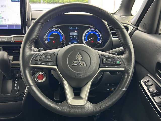 三菱 デリカミニ T プレミアム 宮城県 2024(令6)年 1.9万km アメジストブラック 4WD/アルパイン10インチナビ/(TV/CD/DVD/SD/USB/BT/HDMI/WiFi/ApplecarPlay/AndroidAuto)/両側パワースライドドア/ハンズフリースライドドア/全方位カメラ/ETC/前後ドライブレコーダー/デジタルインナーミラー/レーダークルーズコントロール/シートヒーター/ステアリングヒーター/パドルシフト/プッシュスタート/スマートキー/スペアキー/オートライト/LEDヘッドライト/フォグランプ/ドアバイザー/純正フロアマット/純正15インチアルミホイール