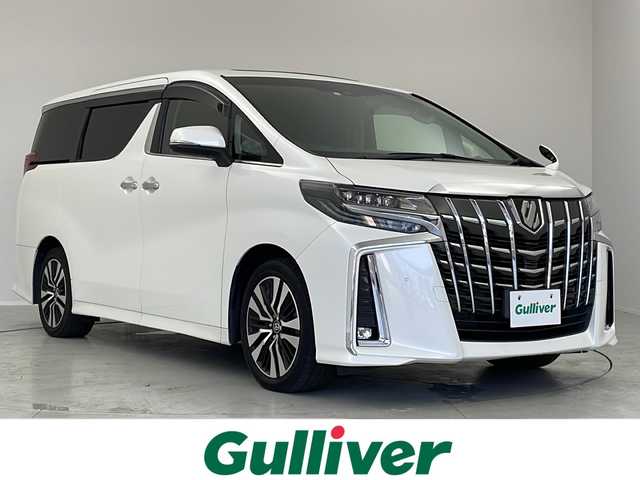 トヨタ アルファード S Cパッケージ 茨城県 2020(令2)年 6万km ホワイトパールクリスタルシャイン トヨタセーフティセンス/サンルーフ/パワーバックドア/純正メモリナビ/　（Bluetooth/フルセグTV）/純正フリップダウンモニター/バックカメラ/デジタルインナーミラー/ドライブレコーダー/ETC2.0/ハンドルヒーター/レーダークルーズコントロール/ステアリングスイッチ/革巻きハンドル/エアーシート/パワーシート/AC100V/ブラインドスポットモニター（BSM）/純正フロアマット/純正アルミホイール/LEDヘッドライト/フォグランプ/オートライト/オートハイビーム/スマートキー