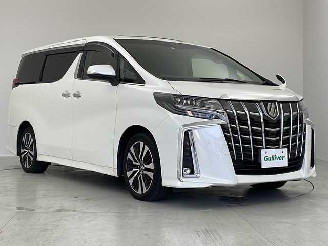 トヨタ アルファード S Cパッケージ 茨城県 2020(令2)年 6万km ホワイトパールクリスタルシャイン トヨタセーフティセンス/サンルーフ/パワーバックドア/純正メモリナビ/　（Bluetooth/フルセグTV）/純正フリップダウンモニター/バックカメラ/デジタルインナーミラー/ドライブレコーダー/ETC2.0/ハンドルヒーター/レーダークルーズコントロール/ステアリングスイッチ/革巻きハンドル/エアーシート/パワーシート/AC100V/ブラインドスポットモニター（BSM）/純正フロアマット/純正アルミホイール/LEDヘッドライト/フォグランプ/オートライト/オートハイビーム/スマートキー