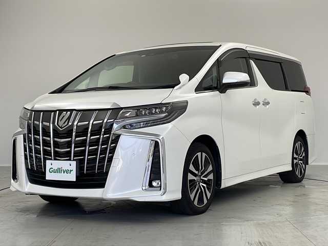 トヨタ アルファード S Cパッケージ 茨城県 2020(令2)年 6万km ホワイトパールクリスタルシャイン トヨタセーフティセンス/サンルーフ/パワーバックドア/純正メモリナビ/　（Bluetooth/フルセグTV）/純正フリップダウンモニター/バックカメラ/デジタルインナーミラー/ドライブレコーダー/ETC2.0/ハンドルヒーター/レーダークルーズコントロール/ステアリングスイッチ/革巻きハンドル/エアーシート/パワーシート/AC100V/ブラインドスポットモニター（BSM）/純正フロアマット/純正アルミホイール/LEDヘッドライト/フォグランプ/オートライト/オートハイビーム/スマートキー