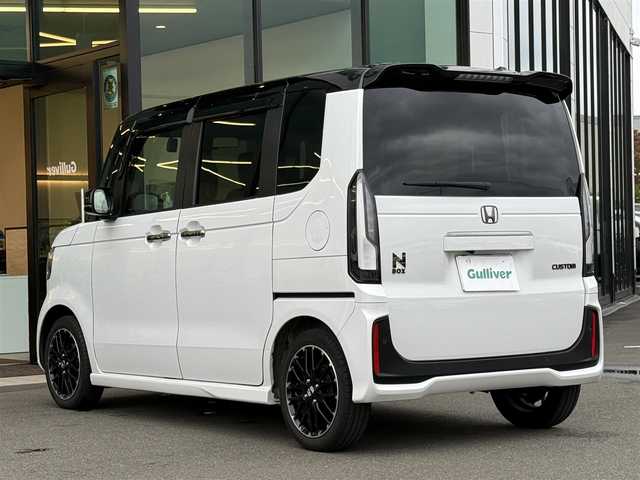 ホンダ Ｎ ＢＯＸ カスタム ターボ コーディネートS 東京都 2024(令6)年 1万km 白Ⅱ ワンオーナー /純正ナビ/（フルセグTV/CD/DVD/SD/Apple car play/Android Auto/USB/Bluetooth/HDMI）/BLAM　ツイーター/バックカメラ/全周囲/ブラックレザーシート/両側パワースライドドア/レーダークルーズコントロール/路線逸脱抑制機能/踏み間違い衝突軽減システム/パーキングセンサー警報/スマートキー/プッシュスタート/ドライブレコーダー　Ｆ/Ｒ/オートライト/LEDヘッドライト/革巻きステアリング/ステアリングスイッチ/パドルシフト/ISOFIX/リアプライバシーガラス/電動格納ウインカーミラー/ETC/ドアバイザー/ライトレべライザー/記録簿/新車時保証書/取扱説明書