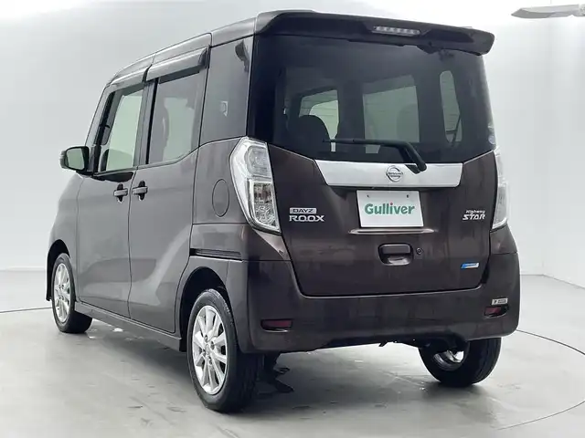 日産 デイズ ルークス ハイウェイスターX 福井県 2014(平26)年 8.6万km モカブラウンP clarionナビ/・Bluetooth/CD/DVD/フルセグTV/純正14インチAW/ビルトインETC/ベンチシート/パワースライドドア/全方位カメラ/プッシュスタート/スマートキー/アイドリングストップ