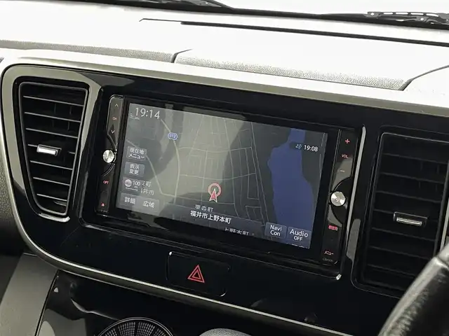 日産 デイズ ルークス ハイウェイスターX 福井県 2014(平26)年 8.6万km モカブラウンP clarionナビ/・Bluetooth/CD/DVD/フルセグTV/純正14インチAW/ビルトインETC/ベンチシート/パワースライドドア/全方位カメラ/プッシュスタート/スマートキー/アイドリングストップ