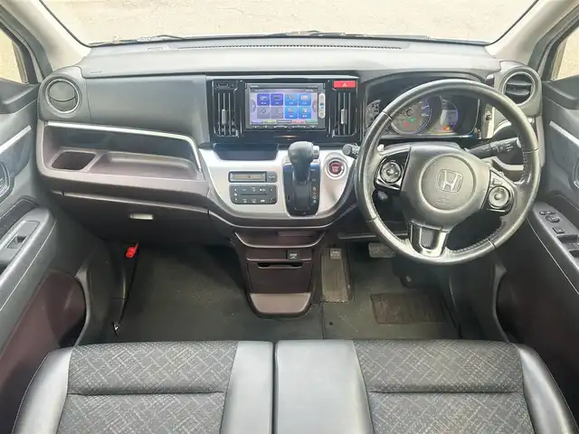 ホンダ Ｎ ＷＧＮ G ターボパッケージ 新潟県 2014(平26)年 6万km プレミアムホワイトパール (株)IDOMが運営する【じしゃロン新潟店】の自社ローン専用車両になります。/こちらは現金またはオートローンご利用時の価格です。自社ローンご希望の方は別途その旨お申付け下さい/プッシュスタート/スペアキー/純正ナビ/CD、DVD、AM、FM視聴可能(走行時可能)/バックカメラ/ETC/クルーズコントロール/本革巻きステアリング/ウインカーミラー