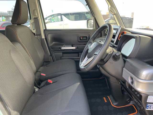 スズキ スペーシア ギア HYBRID XZターボ 石川県 2020(令2)年 5.6万km オフブルーメタリック/ガンメタリック2トーンルーフ 社外オーディオ　ＥＴＣ　スマートキー　Ｐスタート　シートヒーター　レーダーブレーキ　ベンチシート　ＬＥＤヘッドライト　オートライト　両側パワスラ　クルーズコントロール