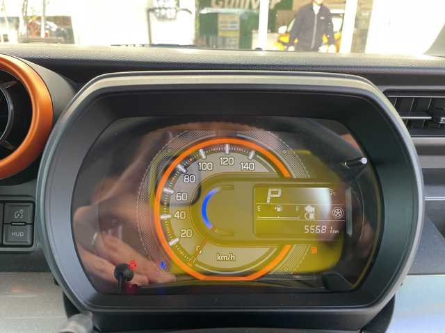 スズキ スペーシア ギア HYBRID XZターボ 石川県 2020(令2)年 5.6万km オフブルーメタリック/ガンメタリック2トーンルーフ 社外オーディオ　ＥＴＣ　スマートキー　Ｐスタート　シートヒーター　レーダーブレーキ　ベンチシート　ＬＥＤヘッドライト　オートライト　両側パワスラ　クルーズコントロール