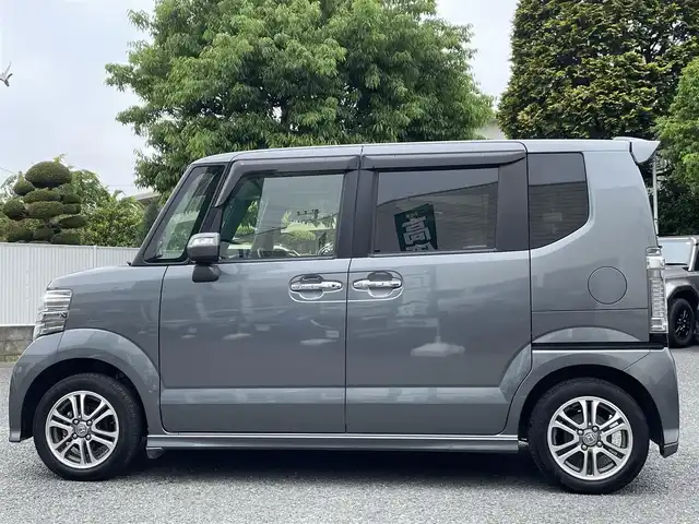 ホンダ Ｎ ＢＯＸ カスタム G Lパッケージ 東京都 2015(平27)年 6.6万km ポリッシュドメタルメタリック ワンオーナー/純正SDナビ（VXM-155VFi）/・フルセグTV/Bluetoothオーディオ/DVD/バックカメラ/電動スライドドア/純正アルミホイール/ETC/保証書/取扱説明書