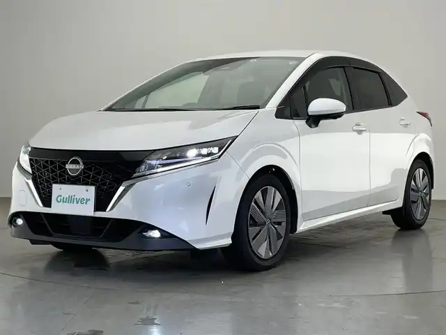 日産 ノート X 愛知県 2022(令4)年 4万km ピュアホワイトパール 純正ナビ　フルセグＴＶ　Ｂｌｕｅｔｏｏｔｈ　デジタルインナーミラー　エマージェンシーブレーキ　衝突軽減　車線逸脱　コーナーセンサー　ＬＥＤオートライト　フォグ　電動パーキング　ＢＳＭ　ＥＴＣ　禁煙車