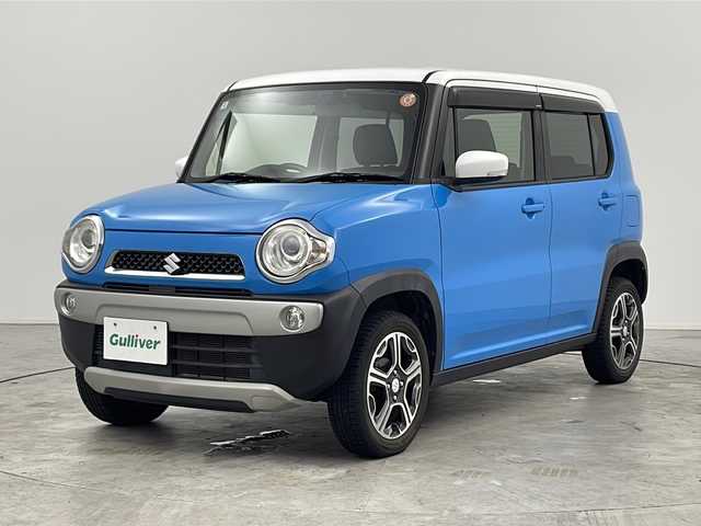 スズキ ハスラー X 三重県 2016(平28)年 7.5万km サマーブルーM 禁煙車/純正ナビ/・フルセグ/Bluetooth/iPod/USB/CD/DVD/AM/FM/衝突被害軽減ブレーキ/レーンキープアシスト/前席シートヒーター/バックカメラ/オートライト/ステアリングスイッチ/電動格納ミラー/ウィンカーミラー/純正15インチアルミホイール