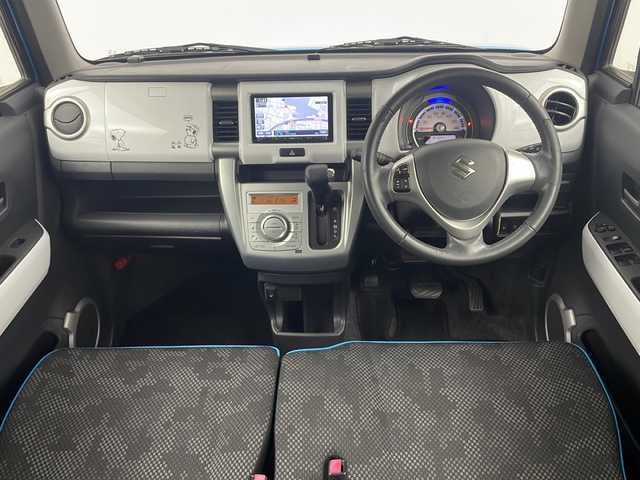 スズキ ハスラー X 三重県 2016(平28)年 7.5万km サマーブルーM 禁煙車/純正ナビ/・フルセグ/Bluetooth/iPod/USB/CD/DVD/AM/FM/衝突被害軽減ブレーキ/レーンキープアシスト/前席シートヒーター/バックカメラ/オートライト/ステアリングスイッチ/電動格納ミラー/ウィンカーミラー/純正15インチアルミホイール