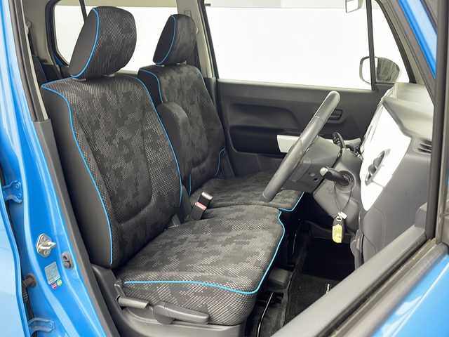 スズキ ハスラー X 三重県 2016(平28)年 7.5万km サマーブルーM 禁煙車/純正ナビ/・フルセグ/Bluetooth/iPod/USB/CD/DVD/AM/FM/衝突被害軽減ブレーキ/レーンキープアシスト/前席シートヒーター/バックカメラ/オートライト/ステアリングスイッチ/電動格納ミラー/ウィンカーミラー/純正15インチアルミホイール