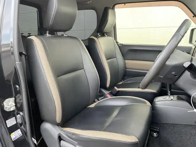 スズキ ジムニー ランドベンチャー 茨城県 2014(平26)年 9.5万km ブルーイッシュブラックパール3 ４WD/背面タイヤ/AW純正/社外ナビ/ワンセグテレビ/ハロゲンヘッドライト/リモコンキー/スペアキー/シートヒーター/ミラーヒーター/ハーフレザーシート/パワステ/パワーウィンドウ/ABS/ETC