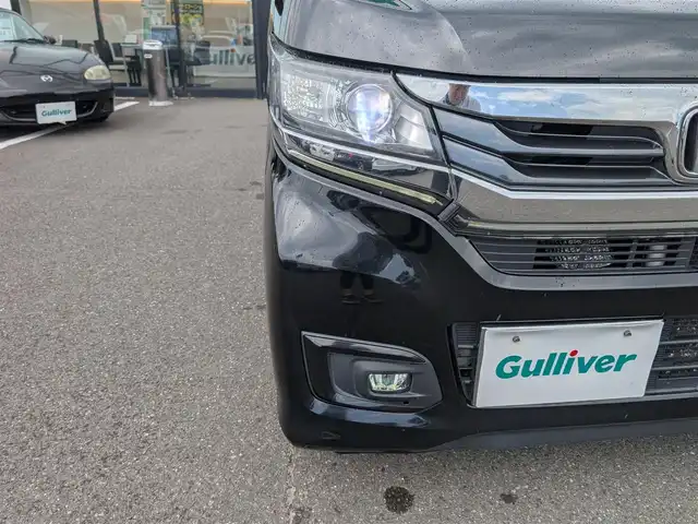 ホンダ Ｎ ＷＧＮ カスタム G SSパッケージ 福井県 2017(平29)年 8.7万km クリスタルブラックパール ワンオーナー車/純正14インチAW/４WD/前方ドライブレコーダー/クルーズコントロール/バックカメラ/衝突被害軽減システム/シートヒーター/Fフォグ/ホンダ純正メモリナビ（CD/DVD/BT/USB/AUX/iPod）/フルセグテレビ/横滑り防止装置/盗難防止装置/電格ミラー/ETC/アイドリングストップ/ダブル＋サイドエアバッグ/カーテンエアバッグ/純正フロアマット/スマートキー