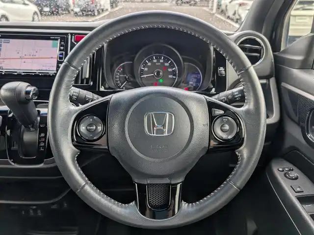 ホンダ Ｎ ＷＧＮ カスタム G SSパッケージ 福井県 2017(平29)年 8.7万km クリスタルブラックパール ワンオーナー車/純正14インチAW/４WD/前方ドライブレコーダー/クルーズコントロール/バックカメラ/衝突被害軽減システム/シートヒーター/Fフォグ/ホンダ純正メモリナビ（CD/DVD/BT/USB/AUX/iPod）/フルセグテレビ/横滑り防止装置/盗難防止装置/電格ミラー/ETC/アイドリングストップ/ダブル＋サイドエアバッグ/カーテンエアバッグ/純正フロアマット/スマートキー