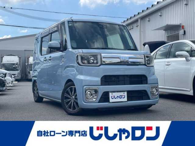 ダイハツ ウェイク G ターボ SA Ⅲ 大阪府 2018(平30)年 8.7万km ミストブルーマイカメタリック (株)IDOMが運営する【じしゃロン東大阪店】の自社ローン専用車両になりますこちらは現金またはオートローンご利用時の価格です。自社ローンご希望の方は別途その旨お申付け下さい/純正7インチSDナビ 【NSZN-W68D】/(CD/DVD/BT/フルセグTV/ラジオ/SD・SDREC/USB)/スマートアシストIII/ ・衝突回避支援ブレーキ/ ・衝突警報機能/ ・車線逸脱警報機能/ ・誤発進抑制制御機能/ ・先行車発進お知らせ機能/ ・オートハイビーム/アラウンドビューモニター/ターボ/両側パワースライドドア/ドライブレコーダー/コーナーセンサー(リヤ)/純正アルミホイール/ステアリングスイッチ/LEDヘッドライト/スマートキー＆プッシュスタート