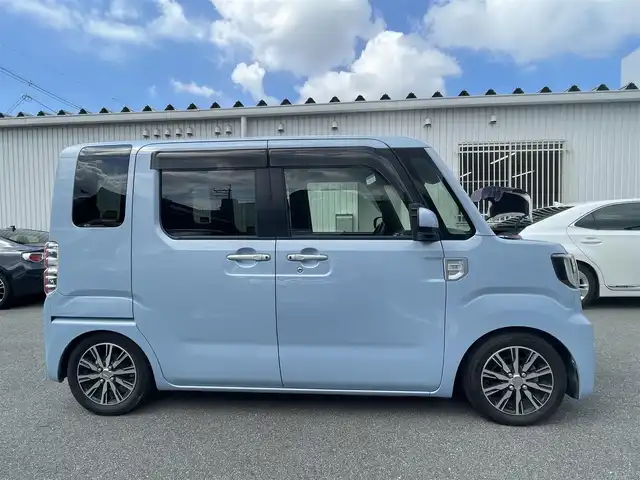 ダイハツ ウェイク G ターボ SA Ⅲ 大阪府 2018(平30)年 8.7万km ミストブルーマイカメタリック (株)IDOMが運営する【じしゃロン東大阪店】の自社ローン専用車両になりますこちらは現金またはオートローンご利用時の価格です。自社ローンご希望の方は別途その旨お申付け下さい/純正7インチSDナビ 【NSZN-W68D】/(CD/DVD/BT/フルセグTV/ラジオ/SD・SDREC/USB)/スマートアシストIII/ ・衝突回避支援ブレーキ/ ・衝突警報機能/ ・車線逸脱警報機能/ ・誤発進抑制制御機能/ ・先行車発進お知らせ機能/ ・オートハイビーム/アラウンドビューモニター/ターボ/両側パワースライドドア/ドライブレコーダー/コーナーセンサー(リヤ)/純正アルミホイール/ステアリングスイッチ/LEDヘッドライト/スマートキー＆プッシュスタート