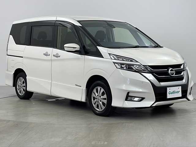 日産 セレナ ハイウェイスター プロパイロットED 道央・札幌 2016(平28)年 17.8万km ブリリアントホワイトパール ・4WD/・寒冷地仕様/・純正ナビ&BT&DVD&BD&USB/・両側パワースライドドア/・ハンズフリーオートスライドドア/・バックカメラ/・純正フリップダウンモニター/・プロパイロット/・アダプティブクルーズコントロール/・アイドリングストップ/・横滑り防止装置/・前席シートヒーター/・純正前方ドライブレコーダー/・純正ビルトインETC/・オートブレーキホールド/・純正フロアマット/・LEDヘッドライト/・オートライト/・スマートキー/・スペアキー