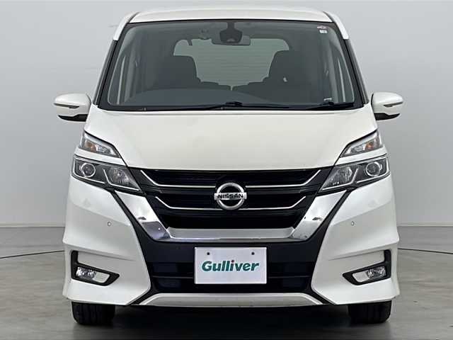 日産 セレナ ハイウェイスター プロパイロットED 道央・札幌 2016(平28)年 17.8万km ブリリアントホワイトパール ・4WD/・寒冷地仕様/・純正ナビ&BT&DVD&BD&USB/・両側パワースライドドア/・ハンズフリーオートスライドドア/・バックカメラ/・純正フリップダウンモニター/・プロパイロット/・アダプティブクルーズコントロール/・アイドリングストップ/・横滑り防止装置/・前席シートヒーター/・純正前方ドライブレコーダー/・純正ビルトインETC/・オートブレーキホールド/・純正フロアマット/・LEDヘッドライト/・オートライト/・スマートキー/・スペアキー