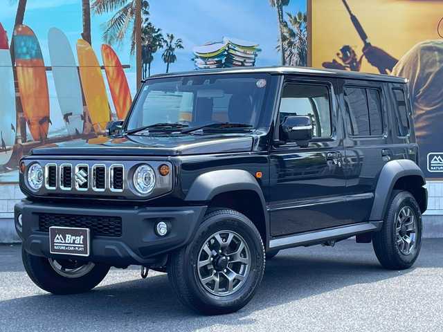 スズキ ジムニー ノマド FC 宮崎県 2025(令7)年 0.1千km 黒 登録済未使用車　/レーダークルコン　/シートヒーター　/オートライト　/バックフォグ　/コーナーセンサー　/バックサポート　/レーンキープ　/純正フロアマット