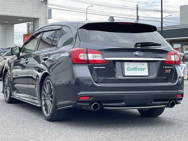 スバル レヴォーグ 2．0STIスポーツアイサイト 広島県 2016(平28)年 12.9万km ダークグレーメタリック サンルーフ/STiエアロ/DIATONEサウンドナビ/　【CD/DVD/BT/DTV】/プリクラッシュブレーキ/全車速追従機能付クルーズコントロール/車線逸脱警告/サイド/バックカメラ/レザーシート/シートヒーター/パワーシート/メモリシート/ETC/ドライブレコーダー/LEDヘッドライト