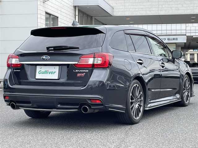 スバル レヴォーグ 2．0STIスポーツアイサイト 広島県 2016(平28)年 12.9万km ダークグレーメタリック サンルーフ/STiエアロ/DIATONEサウンドナビ/　【CD/DVD/BT/DTV】/プリクラッシュブレーキ/全車速追従機能付クルーズコントロール/車線逸脱警告/サイド/バックカメラ/レザーシート/シートヒーター/パワーシート/メモリシート/ETC/ドライブレコーダー/LEDヘッドライト