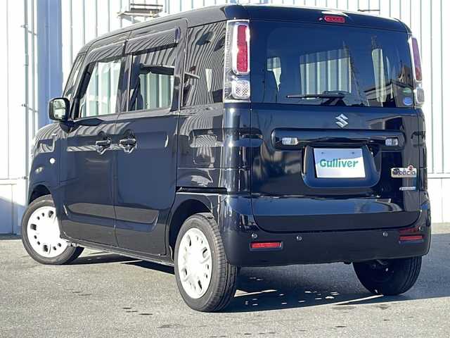 スズキ スペーシア HYBRID G 三重県 2019(平31)年 3.9万km ブルーイッシュブラックパール3 社外ナビ/ETＣ/両側スライドドア/後クリアランスソナー/アイドリングストップ/レーンキープアシスト/プリクラッシュ/横滑り防止/デュアルセンサーブレーキサポート/リアパーキングセンサー/オートライト/ヘッドライトレベライザー/純正フロアマット/純正ドアバイザー/電動格納ミラー/禁煙車