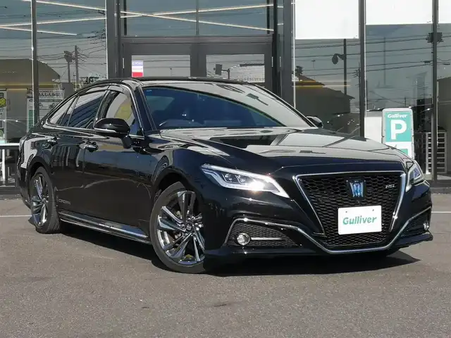 トヨタ クラウン ハイブリッド RS アドバンス 茨城県 2021(令3)年 6.5万km プレシャスブラックパール 純正ナビ/【AM・FM・DISC・SD・USB・BT・TV】/パワーシート/シートメモリ/シートヒーター/エアシート/100V電源/ステアリングヒーター/ワイヤレス充電/HUD/BSM/パドルシフト/レーダークルコン/ETC2.0/全方位カメラ/ブレーキホールド/前後ドラレコ/前後コーナーセンサー