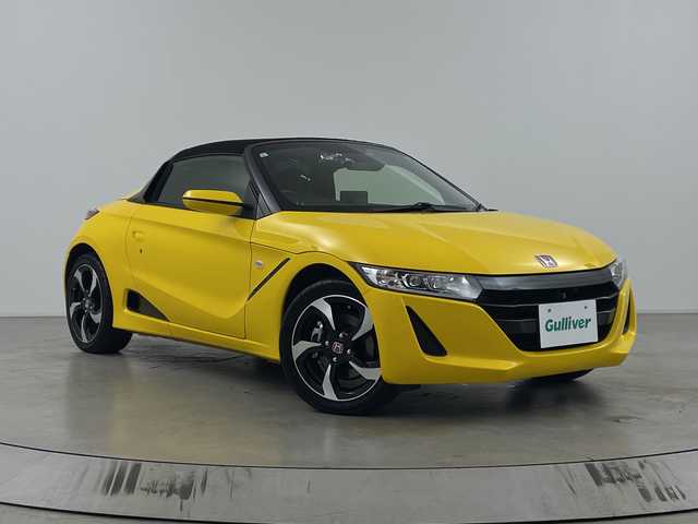 ホンダ Ｓ６６０ α 埼玉県 2019(平31)年 1.8万km カーニバルイエローⅡ 純正ナビ　/バックカメラ　/Ｂｌｕｅｔｏｏｔｈ　/ＵＳＢ/ｉｐｏｄ　　/ＥＴＣ/クルーズコントロール　/社外ＫＥＮＷＯＯＤツイーター　/無限製フロアマット　/無限製シフトノブ　/ハーフレザーシート　/オートＬＥＤライト　