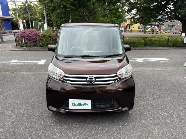 日産 デイズ ルークス X 神奈川県 2014(平26)年 4.8万km モカブラウンP アイドリングストップ/片側パワースライドドア/ETC