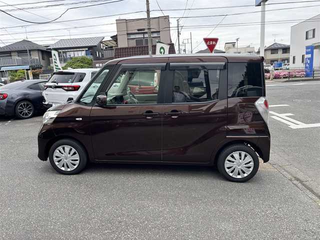 日産 デイズ ルークス X 神奈川県 2014(平26)年 4.8万km モカブラウンP アイドリングストップ/片側パワースライドドア/ETC