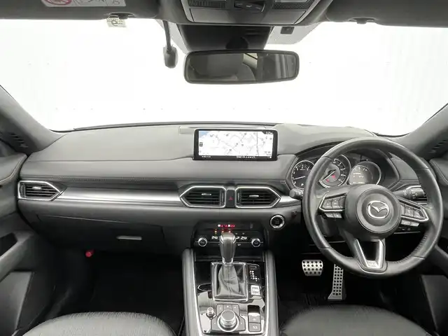 マツダ ＣＸ－８ 25S スマートエディション 滋賀県 2022(令4)年 2.6万km スノーフレイクホワイトパールマイカ 純正ナビ/全方位カメラ/三列シート/追従クルーズコントロール/ステアリングスイッチ/革巻きステアリング/パーキングアシスト/衝突被害軽減システム/盗難防止装置/ＥＴＣ/LEDヘッドライト/ＢＳＭ/ウインカーミラー/コーナーセンサー