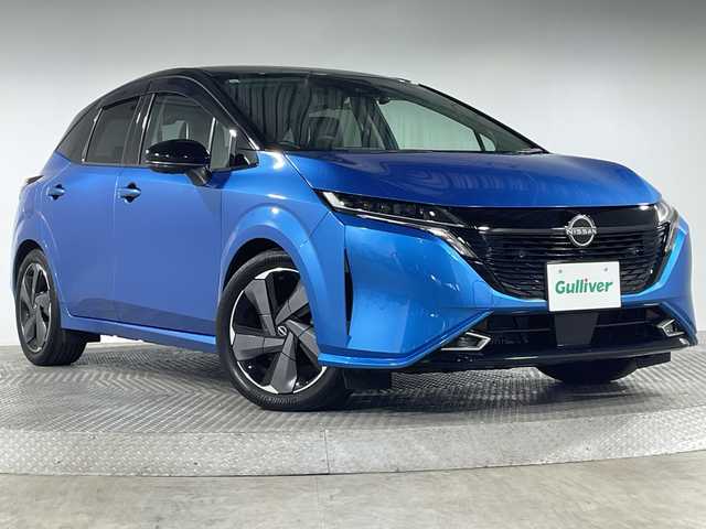 日産 オーラ G レザーエディション 神奈川県 2021(令3)年 4.1万km ビビットブルー / スーパーブラック 2トーン プロパイロット/純正ディスプレイオーディオ/・BT/フルセグTV/USB/HDMI/AppleCarPlay AndroidAuto/アラウンドビューモニター/インテリジェントルームミラー/BOSEサウンド/ハンドル支援/置くだけ充電/レザーシート/EV/SPORTモード/電動サイドブレーキ/オートブレーキホールド/革巻きステアリング/ステアリングスイッチ/Autoライト/ビルトインETC2.0/前後ドライブレコーダー/LEDヘッドライト/フォグランプ/インテリジェントキー/プッシュスタートボタン/スペアキー/電動格納ミラー/ウィンカーミラー/シートリフター/SOSコール/純正フロアマット/純正17インチアルミホイール/純正ドアバイザー