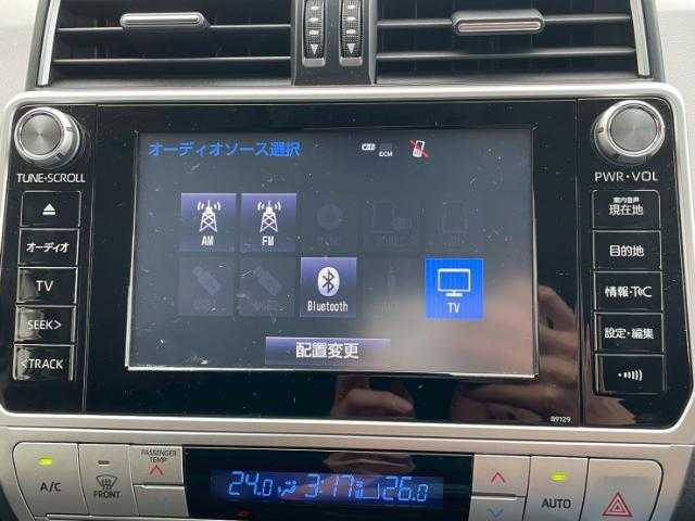 トヨタ ランドクルーザー プラド TX Lパッケージ 岩手県 2017(平29)年 4.8万km アティチュードブラックマイカ 寒冷地仕様　/純正ＳＤナビ　Ｂｌｕｅｔｏｏｔｈ／ＣＤ／ＤＶＤ／フルセグＴＶ　/全方位カメラ　/ＥＴＣ２．０　/レーダークルコン　/前後ドラレコ　/ＢＳＭ　/レザーシート　/前席シートヒーター・シートエアコン/ステアリングスイッチ