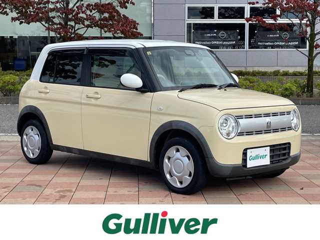 スズキ ラパン S 福島県 2020(令2)年 4.5万km シフォンアイボリーメタリック センサーブレーキサポート/誤発進抑制機能/車線逸脱警報機能/ふらつき警報機能/先行車発進お知らせ機能/標識認識機能/社外ナビゲーション/型番：MDV‐D408BTW/【DVD/USB/SD/BT/TV】/バックカメラ/ドライブレコーダー/運転席シートヒーター/HIDオートライト/アイドリングストップ/社外フロアマット/ドアバイザー