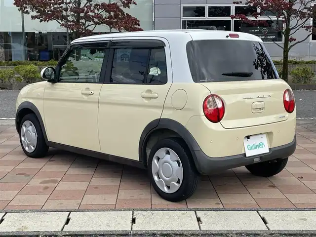 スズキ ラパン S 福島県 2020(令2)年 4.5万km シフォンアイボリーメタリック センサーブレーキサポート/誤発進抑制機能/車線逸脱警報機能/ふらつき警報機能/先行車発進お知らせ機能/標識認識機能/社外ナビゲーション/型番：MDV‐D408BTW/【DVD/USB/SD/BT/TV】/バックカメラ/ドライブレコーダー/運転席シートヒーター/HIDオートライト/アイドリングストップ/社外フロアマット/ドアバイザー