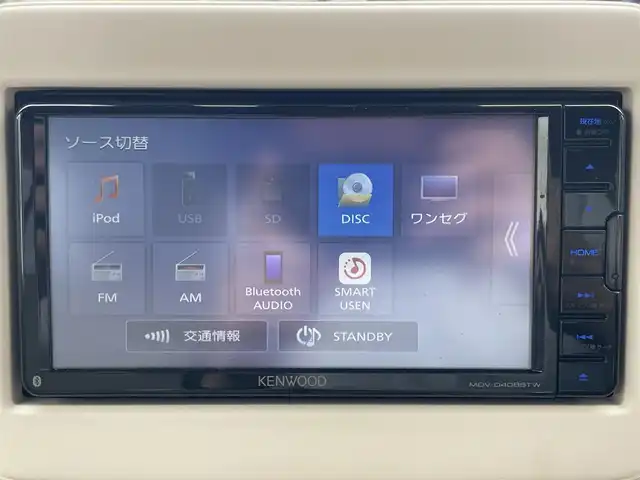 スズキ ラパン S 福島県 2020(令2)年 4.5万km シフォンアイボリーメタリック センサーブレーキサポート/誤発進抑制機能/車線逸脱警報機能/ふらつき警報機能/先行車発進お知らせ機能/標識認識機能/社外ナビゲーション/型番：MDV‐D408BTW/【DVD/USB/SD/BT/TV】/バックカメラ/ドライブレコーダー/運転席シートヒーター/HIDオートライト/アイドリングストップ/社外フロアマット/ドアバイザー