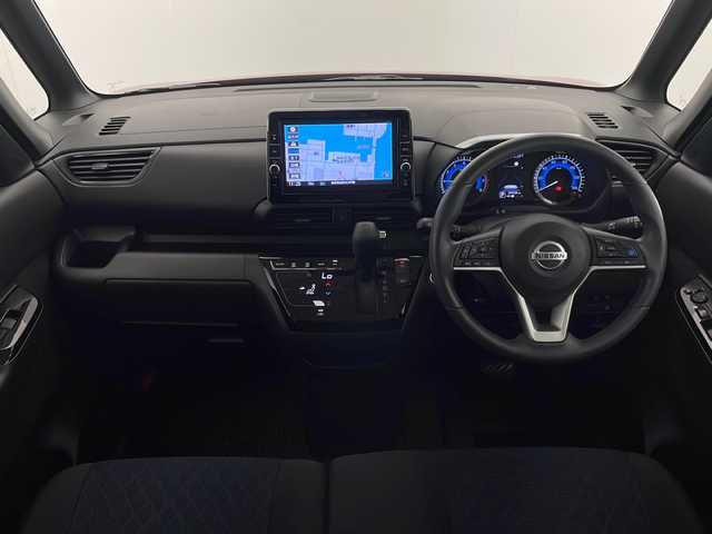 日産 ルークス HWS Gターボ プロパイロットED 宮崎県 2020(令2)年 3万km スパークリングレッド/ブラック プロパイロット/エマ―ジェンシーブレーキ/車線逸脱警報/車線逸脱防止支援/先行車発進お知らせ/速度標識表示/道路標識表示/オートマチックハイビーム/クリアランスソナー/純正9インチSDナビ/フルセグTV/CD/DVD/Bluetooth/アラウンドビューモニター/両側パワースライドドア/LEDヘッドライト/アイドリングストップ/純正15インチAW/ナビ一体型ドライブレコーダー/ETC/スマートキー×2/保証書/取扱説明書