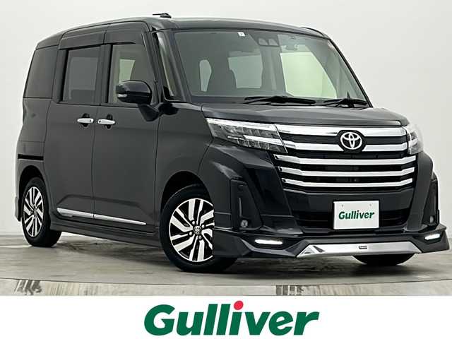 トヨタ ルーミー カスタムG 宮城県 2023(令5)年 1.2万km ブラックマイカメタリック 両側パワースライドドア/純正ディスプレイオーディオ/(AM/FM/TV/BT/USB/iPod/AndoroidAuto/AppleCarPlay)/全方位カメラ/ビルトインETC/前後ドライブレコーダー/スマートアシスト/レーダークルーズコントロール/モデリスタエアロ/シートヒーター/プッシュスタート/スマートキー/スペアキー/オートライト/オートマチックハイビーム/LEDヘッドライト/フォグランプ/ヘッドライトレベライザー/純正フロアマット/純正14インチアルミホイール