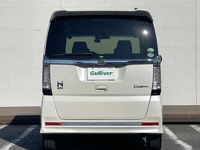 ホンダ Ｎ ＢＯＸ カスタム ターボ SSブラックSパッケージ 千葉県 2017(平29)年 6.4万km プレミアムホワイトパールⅡ ナビＭＤＶ－Ｚ７０４　バックカメラ　ＤＶＤ　フルセグＴＶ　ＢＴ　シートヒーター　両側パワースライドドア　クルーズコントロール　ビルトインＥＴＣ　革巻きステア　ハーフレザー　パドルシフト　ＨＩＤ　フォグ