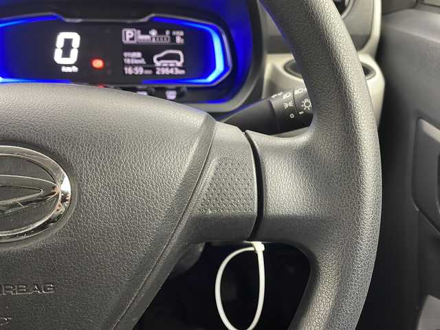 ダイハツ ミラ イース X SAⅢ 栃木県 2018(平30)年 3万km スカイブルーメタリック ダイハツ純正オーディオ/　CD/FM/AM/衝突被害軽減ブレーキ/横滑り防止/誤発進抑制制御機/車線逸脱警報機能/先行車発進お知らせ機能/コーナーセンサー/ＬＥＤヘッドライト/純正フロアマット/オートハイビーム/電動格納ミラー/UVカットガラス/ドアバイザー