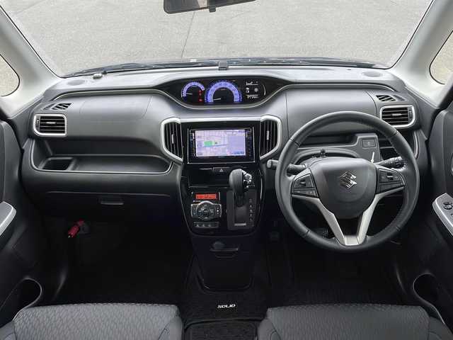 スズキ ソリオ バンディット HV MV Dカメラ ブレーキS 山口県 2016(平28)年 9.8万km ムーンライトバイオレットPM 純正SDナビ　【KXM-E500W】/・Bluetooth接続/・フルセグTV/・DVD再生機能有/ビルトインETC/アイドリングストップ/横滑り防止装置/スズキセーフティサポート/クルーズコントロール/片側パワースライドドア/スマートキー/プッシュスタート/スペアキー1本/純正フロアマット/サンシェード/純正15インチアルミホイール/ドアバイザー/ウィンカーミラー/取り扱い説明書/保証書