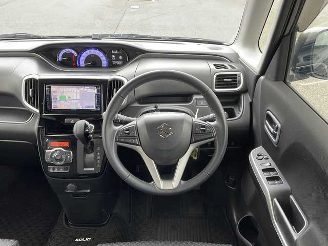 スズキ ソリオ バンディット HV MV Dカメラ ブレーキS 山口県 2016(平28)年 9.8万km ムーンライトバイオレットPM 純正SDナビ　【KXM-E500W】/・Bluetooth接続/・フルセグTV/・DVD再生機能有/ビルトインETC/アイドリングストップ/横滑り防止装置/スズキセーフティサポート/クルーズコントロール/片側パワースライドドア/スマートキー/プッシュスタート/スペアキー1本/純正フロアマット/サンシェード/純正15インチアルミホイール/ドアバイザー/ウィンカーミラー/取り扱い説明書/保証書