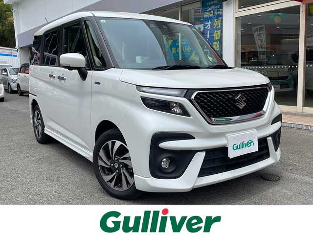 スズキ ソリオ バンディット HV MV 長崎県 2023(令5)年 1.4万km パール 衝突被害軽減ブレーキ/両側パワースライドドア/全方位カメラ・バックカメラ/メーカーOP/メモリナビ/ドライブレコーダー/レーダークルーズコントロール/レーンキープアシスト/Bluetooth/フルセグTV/DVD再生/ヘッドアップディスプレイ/シートヒーター/後席サーキュレーター/ステアリングスイッチ/アイドリングストップ