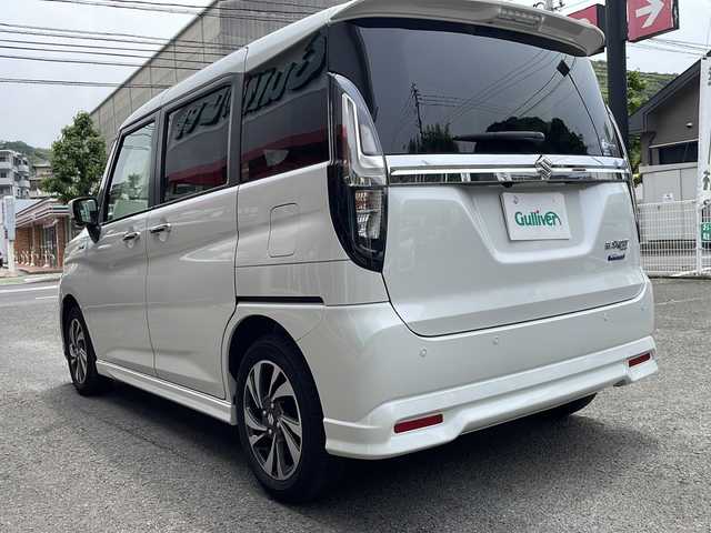 スズキ ソリオ バンディット HV MV 長崎県 2023(令5)年 1.4万km パール 衝突被害軽減ブレーキ/両側パワースライドドア/全方位カメラ・バックカメラ/メーカーOP/メモリナビ/ドライブレコーダー/レーダークルーズコントロール/レーンキープアシスト/Bluetooth/フルセグTV/DVD再生/ヘッドアップディスプレイ/シートヒーター/後席サーキュレーター/ステアリングスイッチ/アイドリングストップ