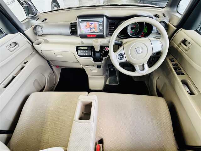 ホンダ Ｎ ＢＯＸ G Lパッケージ 大分県 2012(平24)年 6.1万km プレミアムブロンズパール ワンオーナー/メモリナビ/ワンセグテレビ/ドアバイザー/プッシュスタート/片側パワースライドドア/ETC/フォグランプ